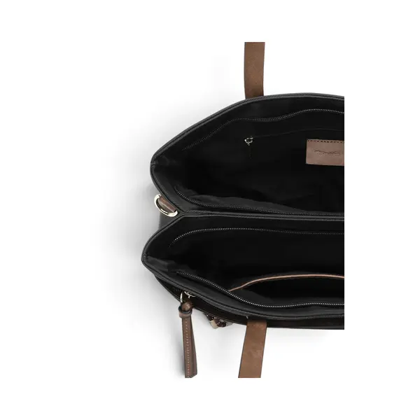 34734-100 Ženska shopper torba Margitta / Crna- Tamaris