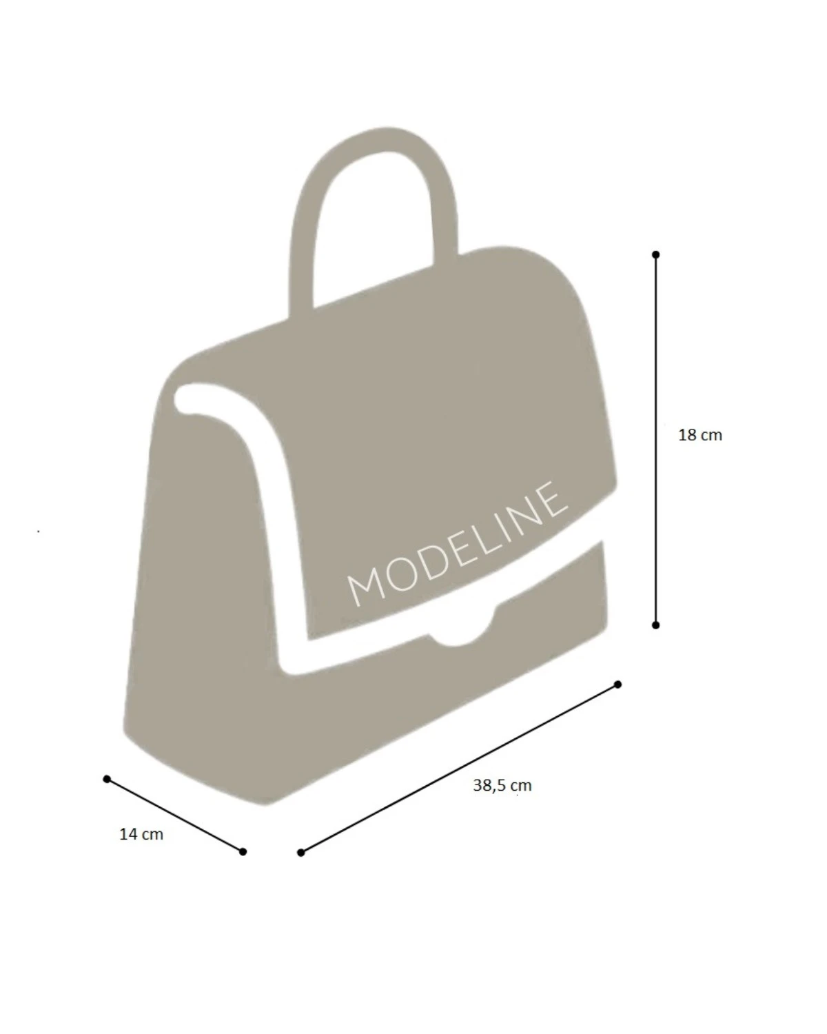 34734-900  Ženska shopper torba Margitta / Taupe - Tamaris