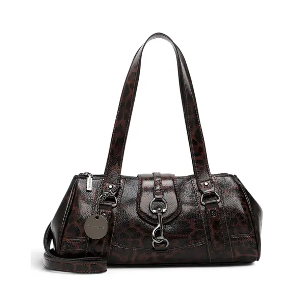 34992-200 Ženska shopper torba Marina Leo / Crno-smeđa - Tamaris