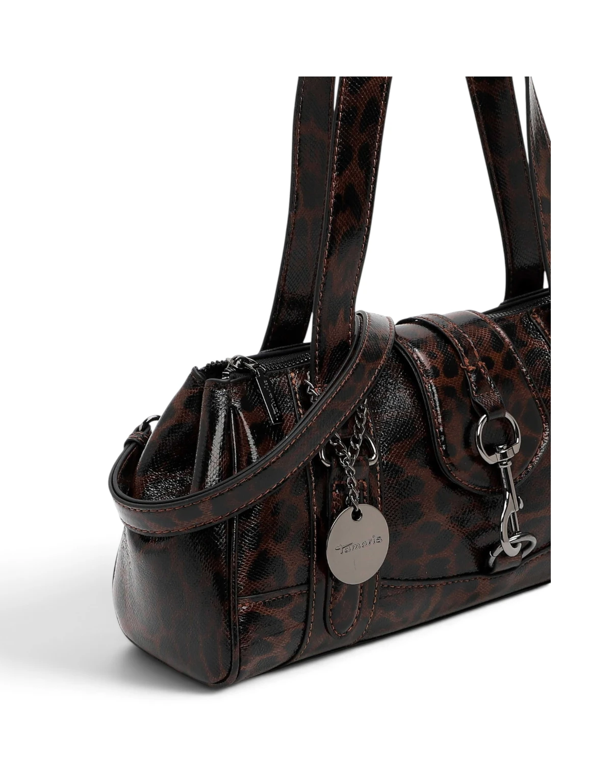 34992-200 Ženska shopper torba Marina Leo / Crno-smeđa - Tamaris