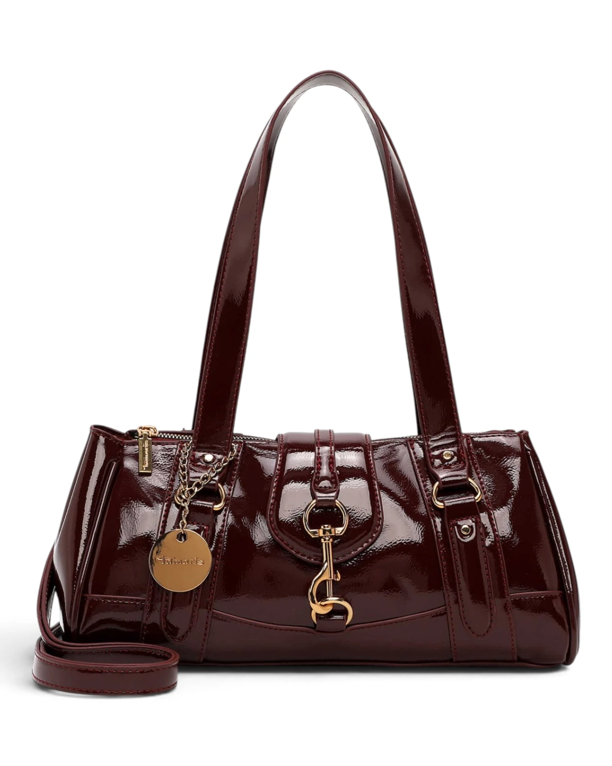 35012-069 Ženska shopper torba Marina / Lakirana crvena - Tamaris