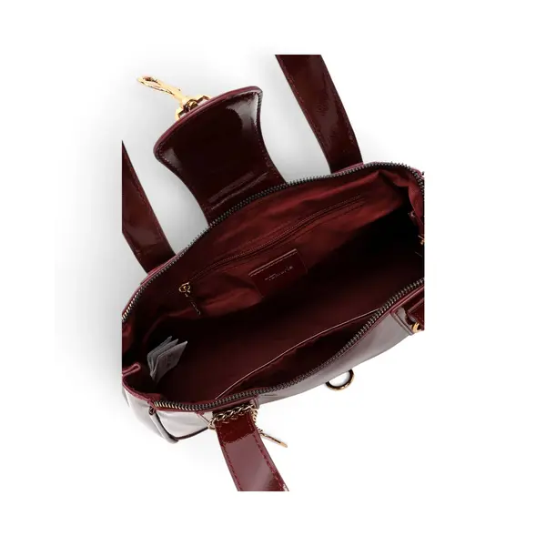 35012-069 Ženska shopper torba Marina / Lakirana crvena - Tamaris