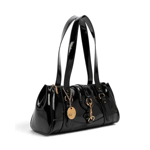 35012-100 Ženska shopper torba Marina / Lakirana crna - Tamaris