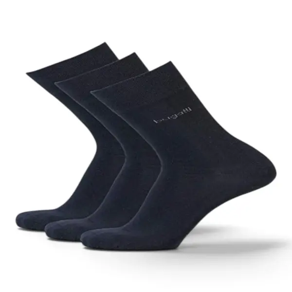 6703545 Bugatti čarape muške 3er basic dark navy