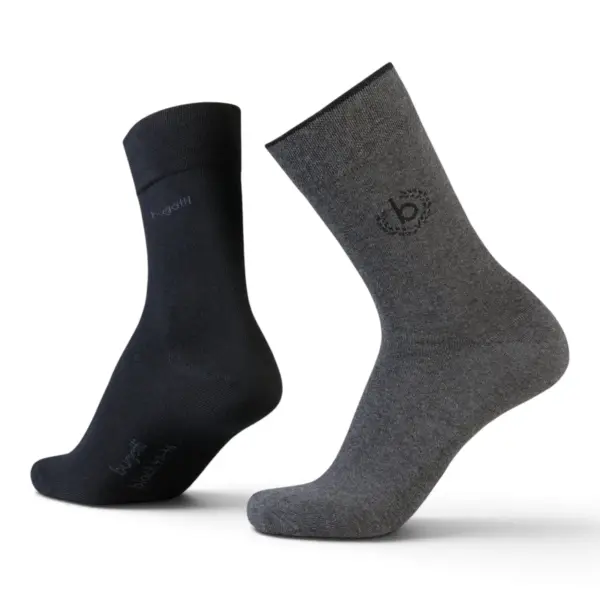 6762620 Bugatti čarape muške 2er icon anthracite