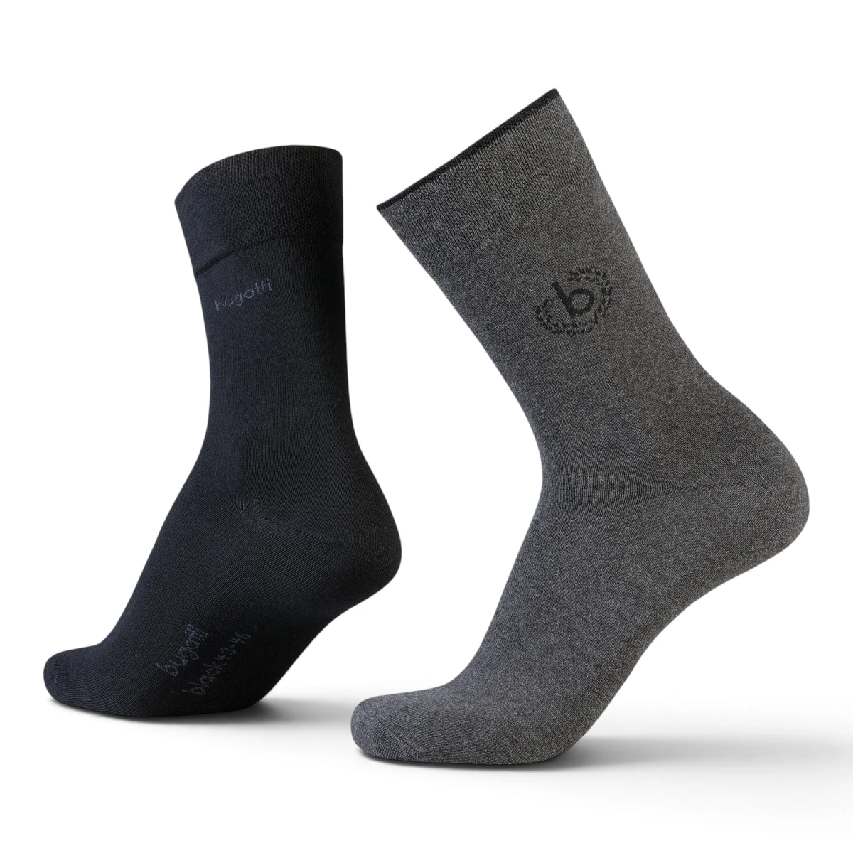 6762620 Bugatti čarape muške 2er icon anthracite
