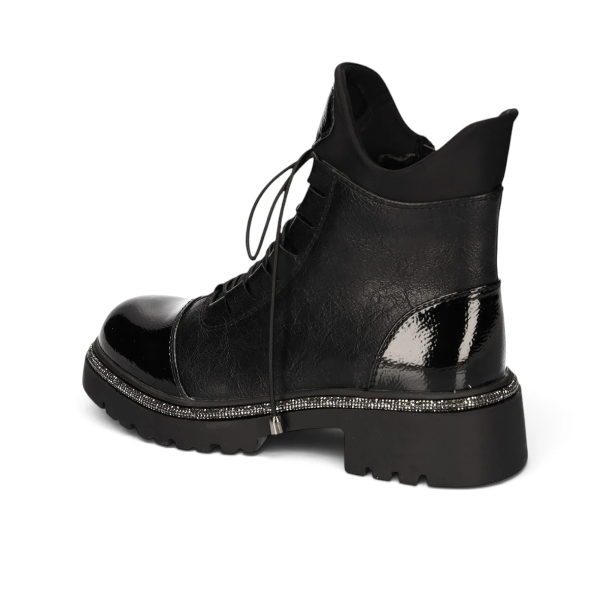 8241505-009 2Go Fashion ženske kombinirane gležnjače, crne