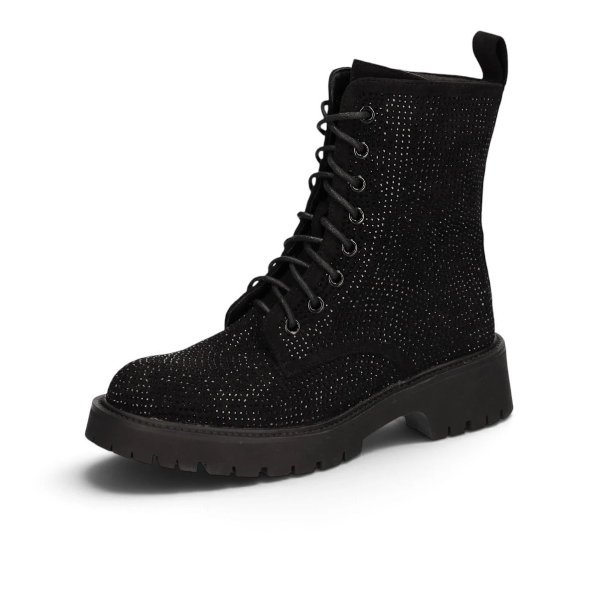 8242502-009 2Go Fashion ženske gležnjače na vezanje, crne