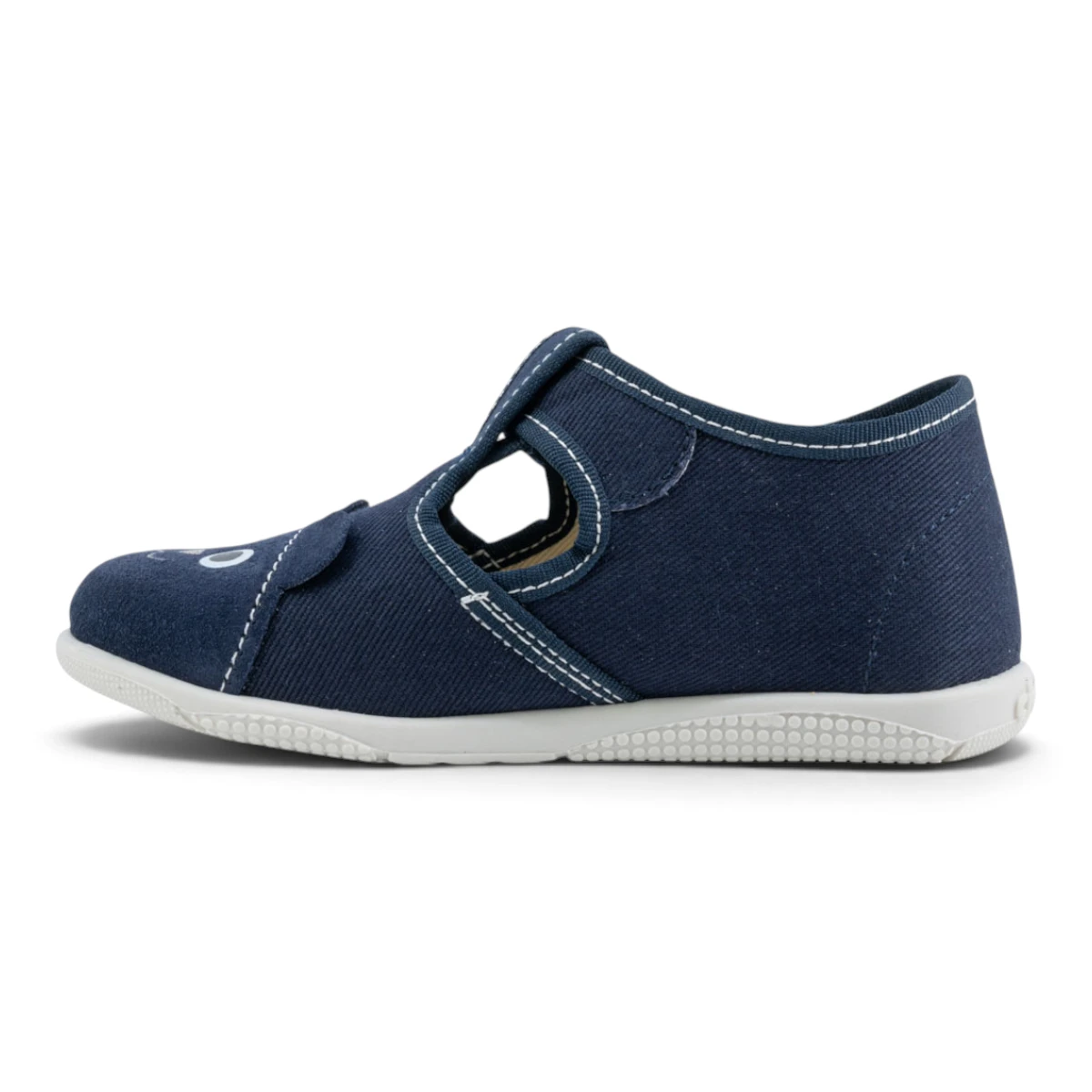 864434-NAVY Dječje papuce Teddy & Cat - Ciciban