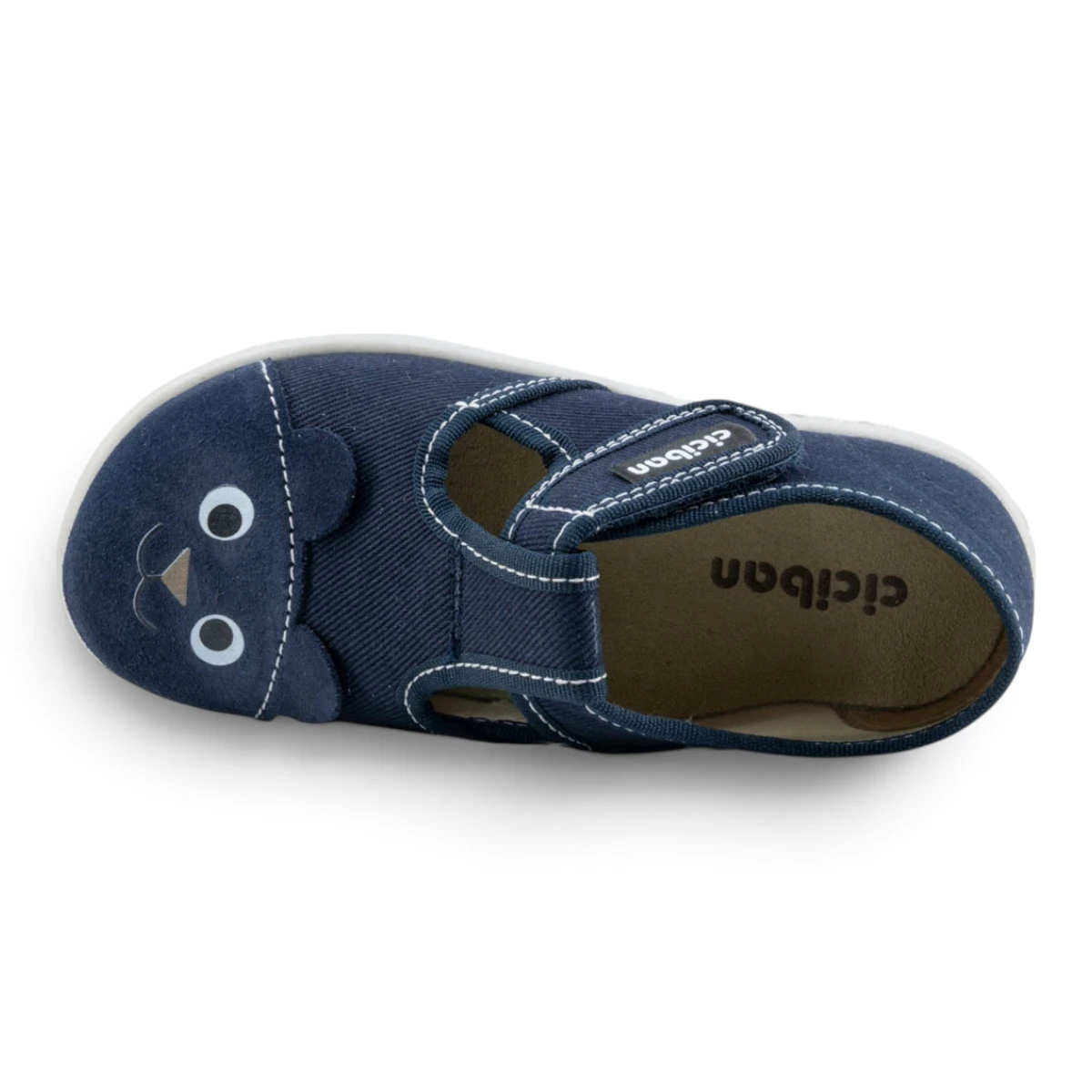 864434-NAVY Dječje papuce Teddy & Cat - Ciciban
