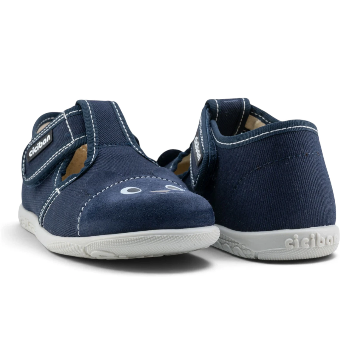864434-NAVY Dječje papuce Teddy & Cat - Ciciban
