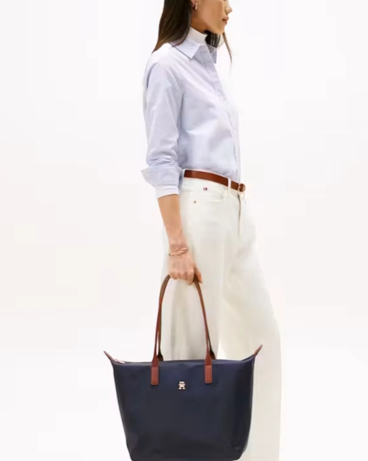 AW0AW17711-DW6-OS Tommy Hilfiger POPETTE TOTE Space Blue