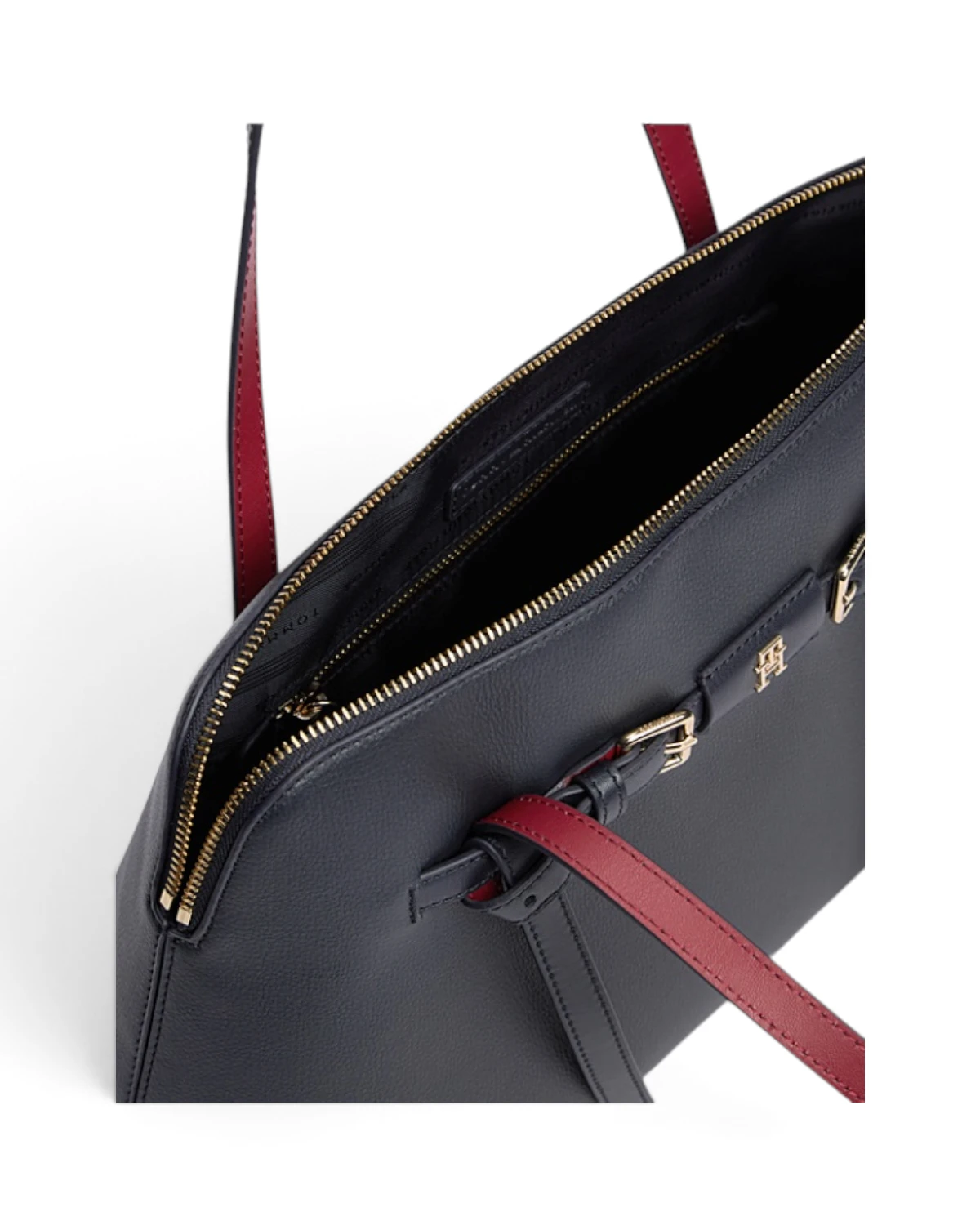 AW0AW19032-DW6-OS Tommy Hilfiger TH BUCKLE TOTE Space Blue