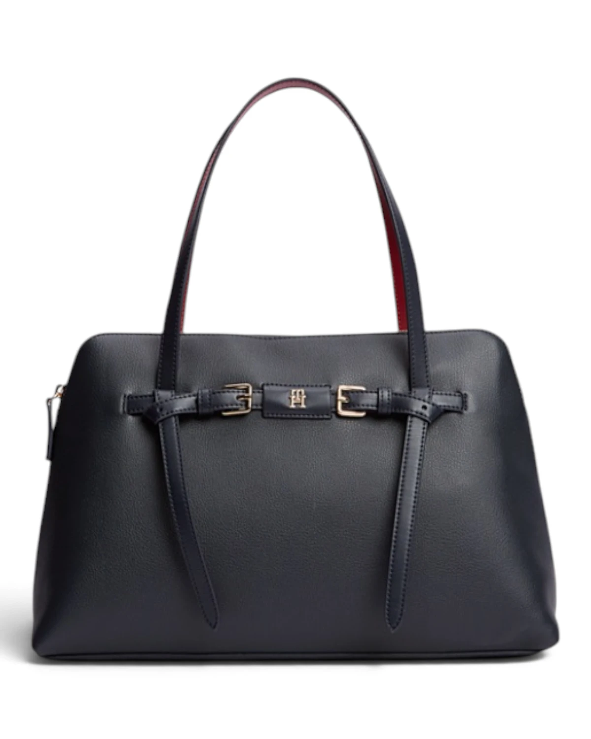 AW0AW19032-DW6-OS Tommy Hilfiger TH BUCKLE TOTE Space Blue