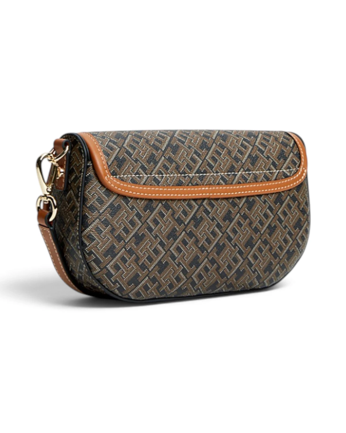 AW0AW19172-0GJ-OS Tommy Hilfiger TH Monoplay Crossbody With Leath Black Mix