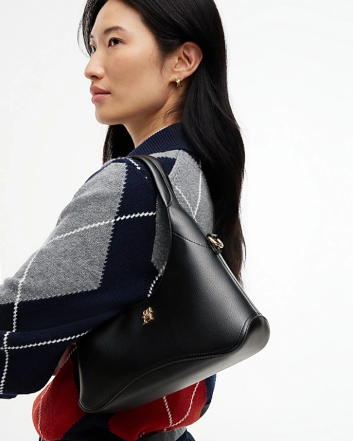 AW0AW19185-BDS-OS Tommy Hilfiger TH EVERYDAY MINI HOBO Black
