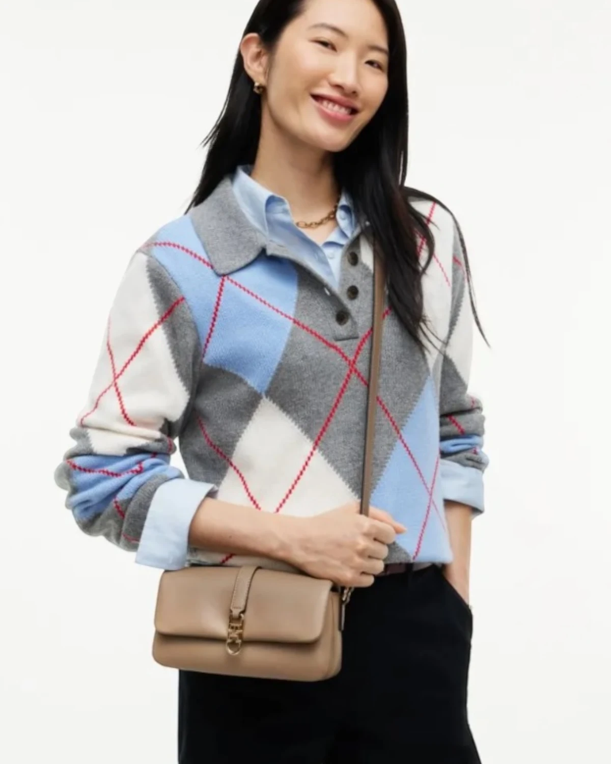 AW0AW19198-R06-OS Tommy Hilfiger TH LIBRE MINI CROSSOVER Tundra Moss