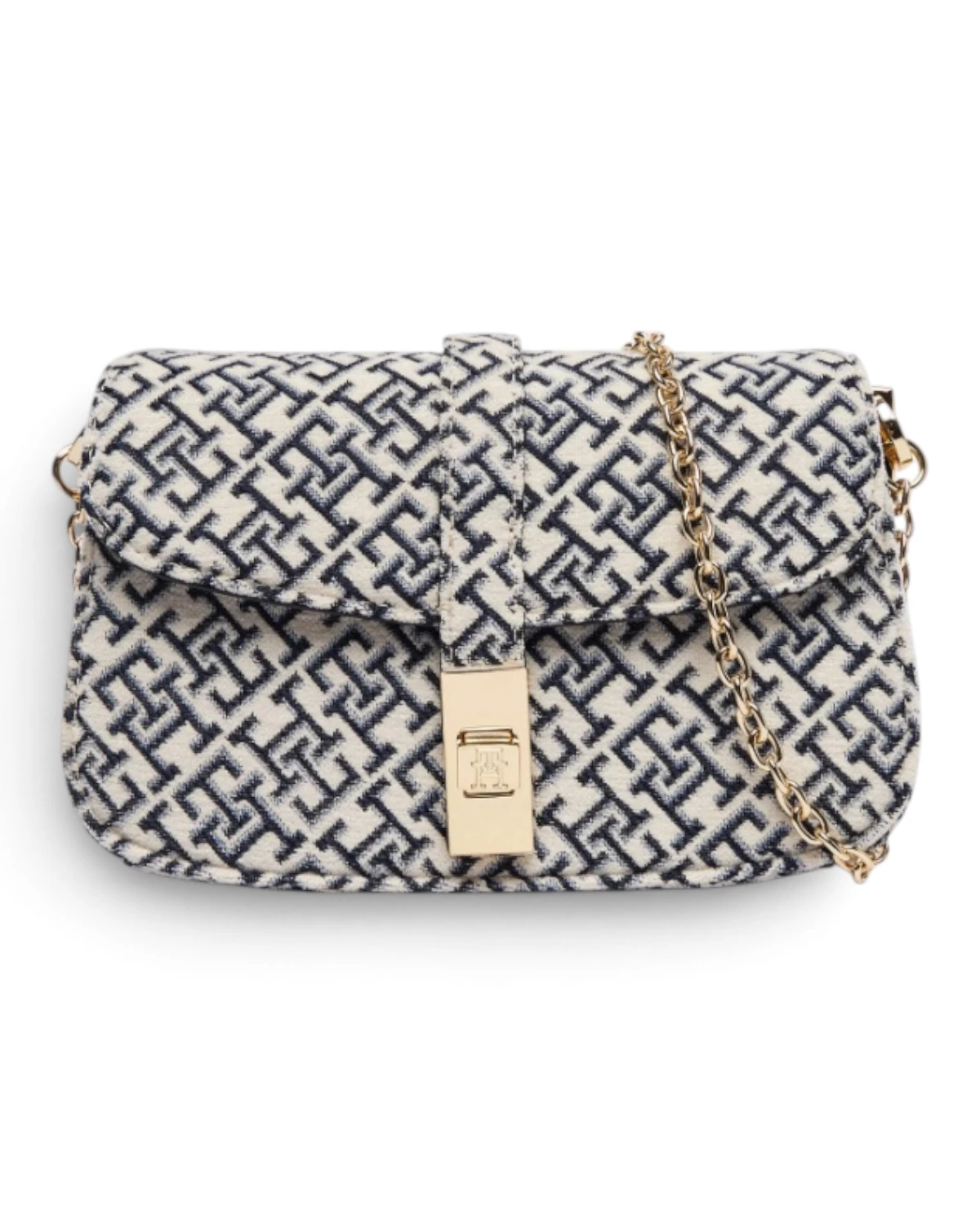 AW0AW19320-DW6-OS Tommy Hilfiger TH HERITAGE CHAIN CROSS JACQUARD Space Blue