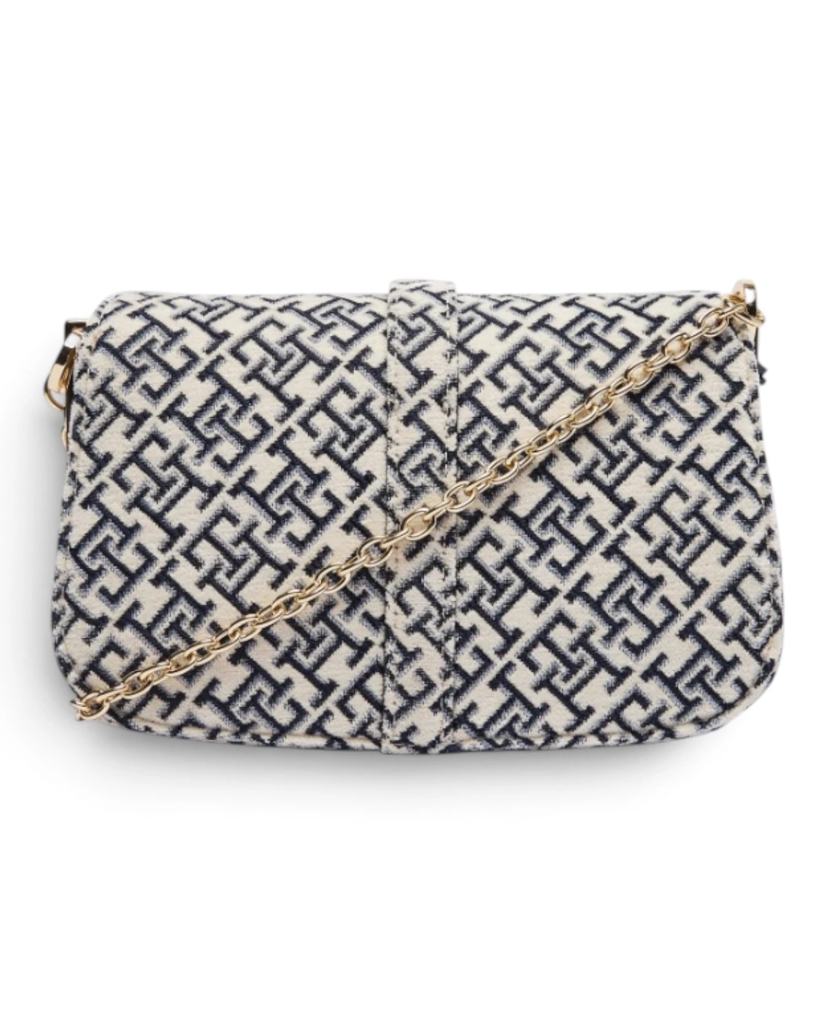 AW0AW19320-DW6-OS Tommy Hilfiger TH HERITAGE CHAIN CROSS JACQUARD Space Blue
