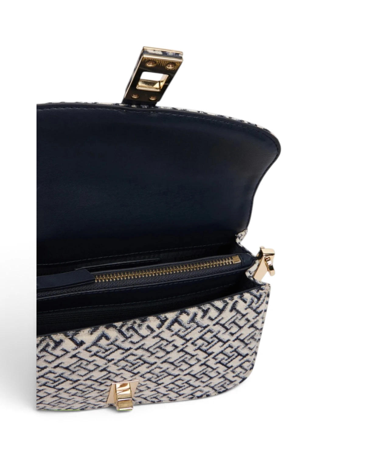 AW0AW19320-DW6-OS Tommy Hilfiger TH HERITAGE CHAIN CROSS JACQUARD Space Blue