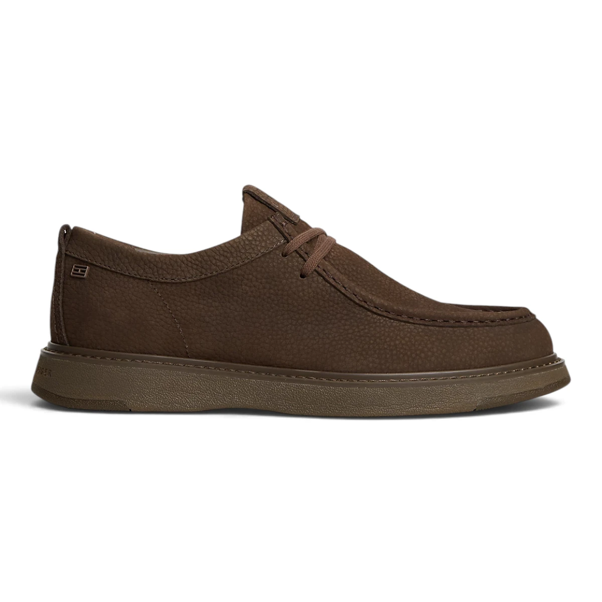 FM0FM05975-GV0 Smeđe kožne cipele na vezanje Moc Toe - Tommy Hilfiger