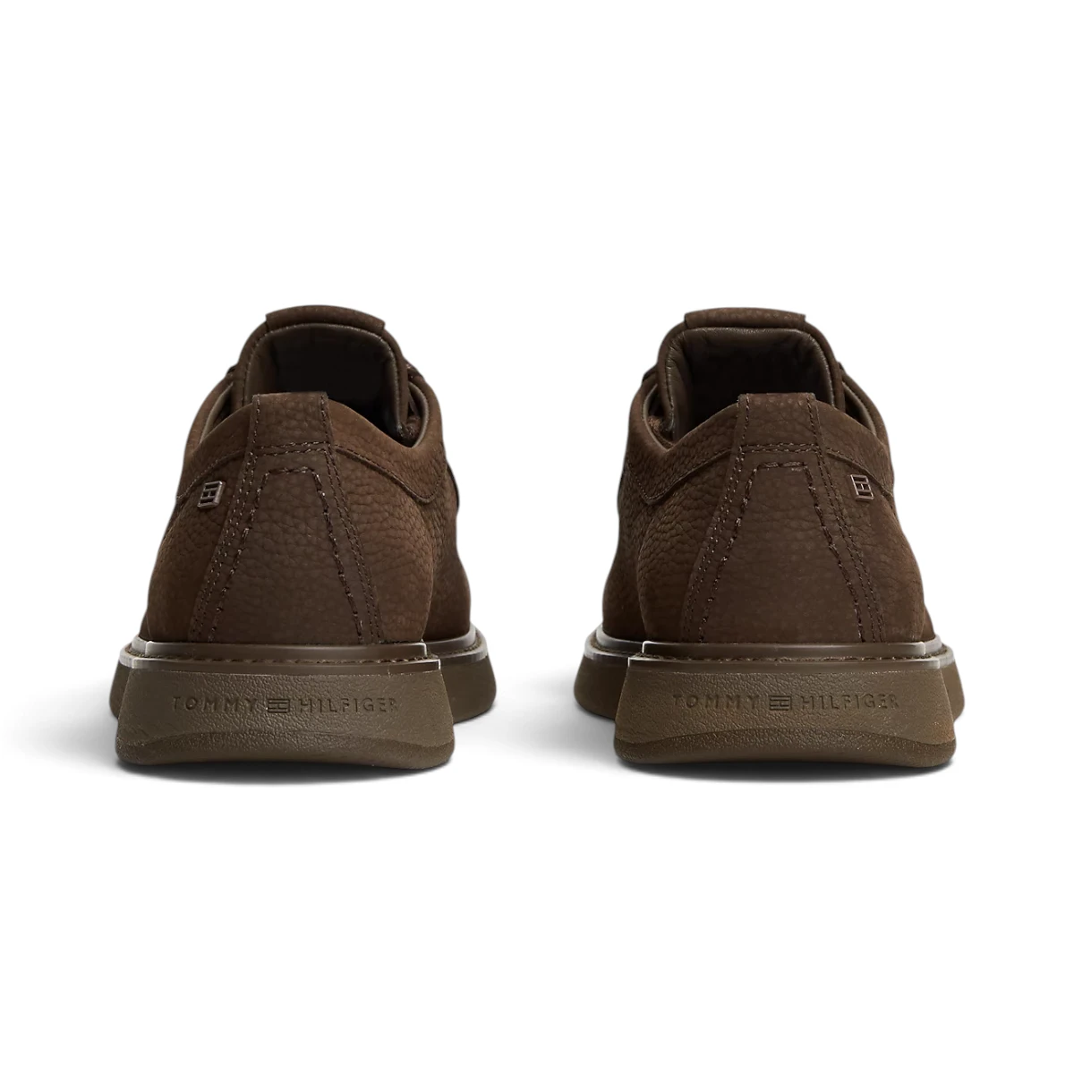 FM0FM05975-GV0 Smeđe kožne cipele na vezanje Moc Toe - Tommy Hilfiger