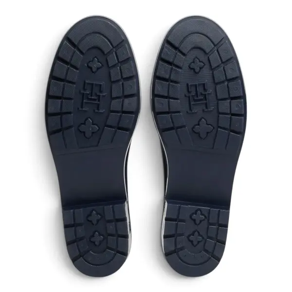 FW0FW09543-DW6 Ženske gumene čizme Shiny Buckle / Tamno plava - Tommy Hilfiger