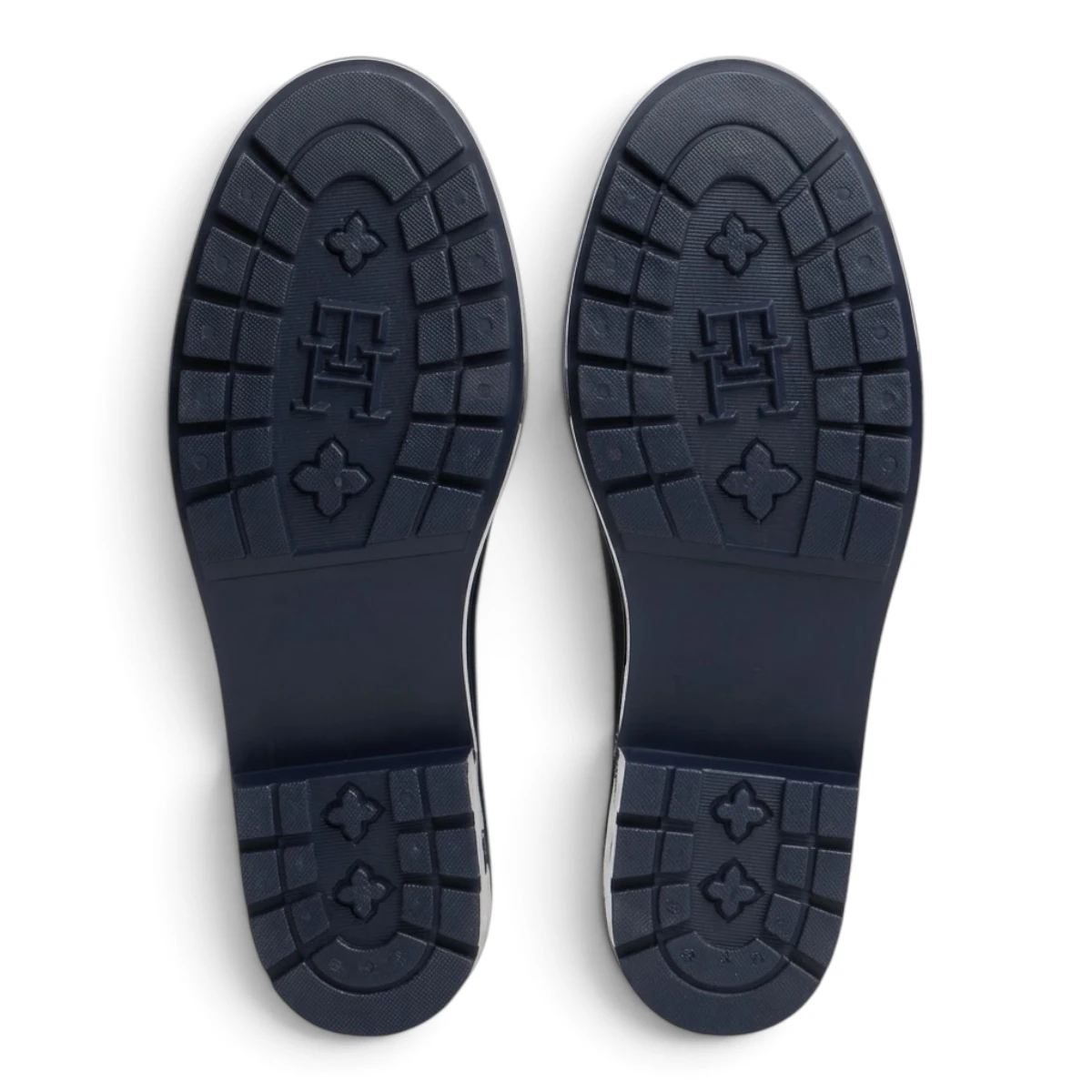 FW0FW09543-DW6 Ženske gumene čizme Shiny Buckle / Tamno plava - Tommy Hilfiger