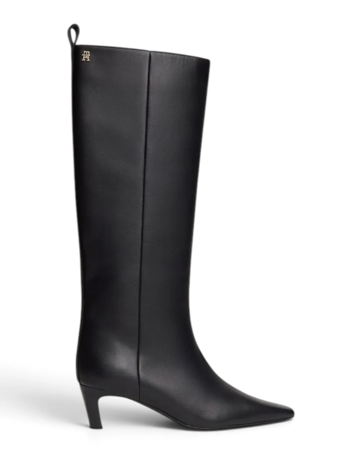 FW0FW09568-BDS Ženske visoke čizme Kitten Heel / Crna - Tommy Hilfiger