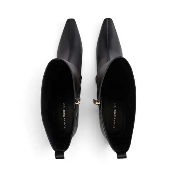 FW0FW09568-BDS Ženske visoke čizme Kitten Heel / Crna - Tommy Hilfiger