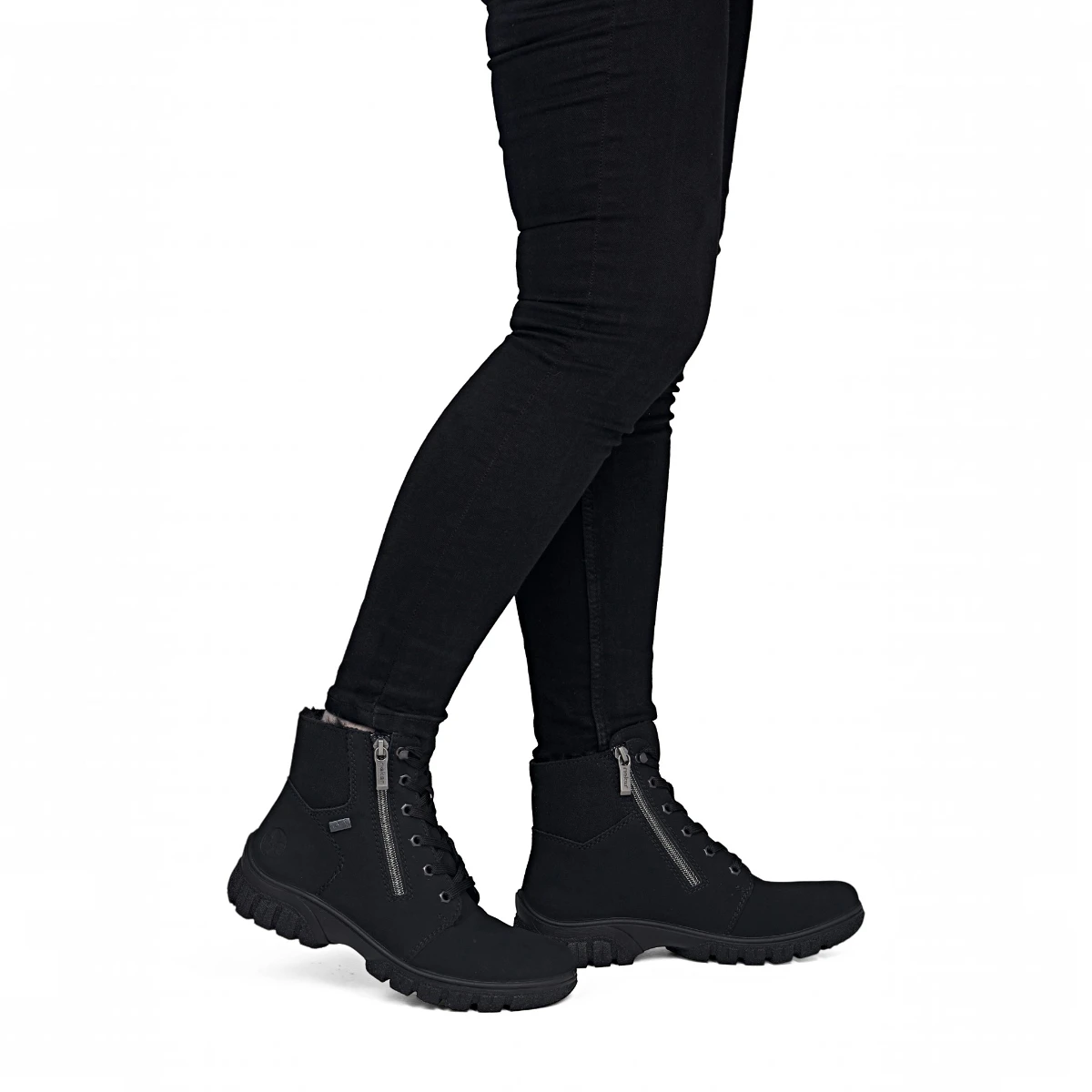 Z7246-00 Rieker ženska gležnjača schwarz/schwarz