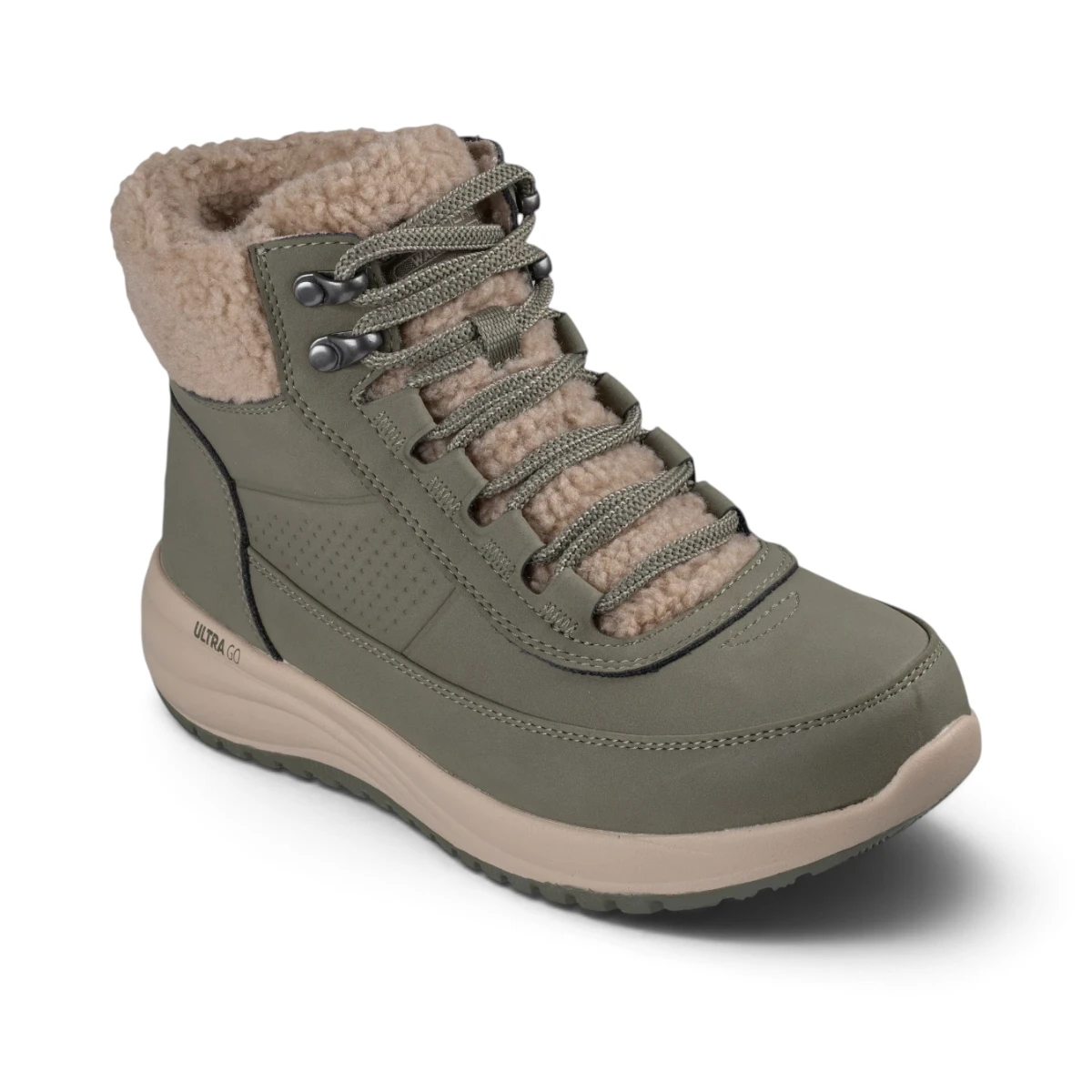 144746-OLV Skechers ženske tekstilne čizme Relaxed Fit On-The-GO Stellar Meadow, zelene