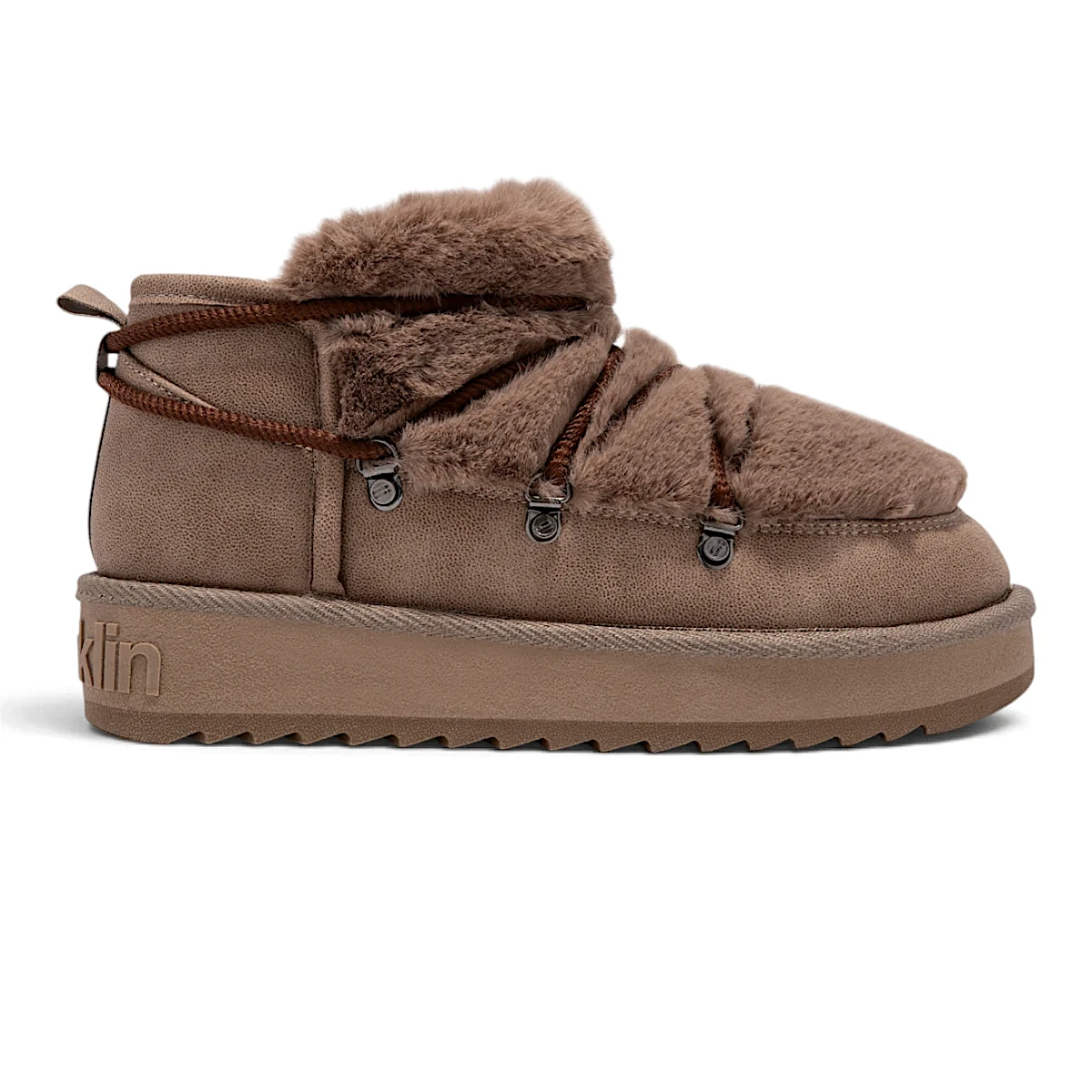 DFSH370011-BROW D.Franklin ženske buce Nordic TRK Fur, smeđe