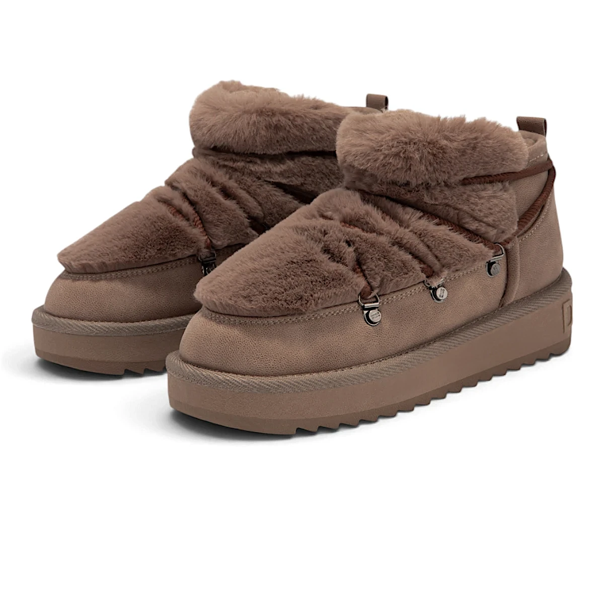 DFSH370011-BROW D.Franklin ženske buce Nordic TRK Fur, smeđe