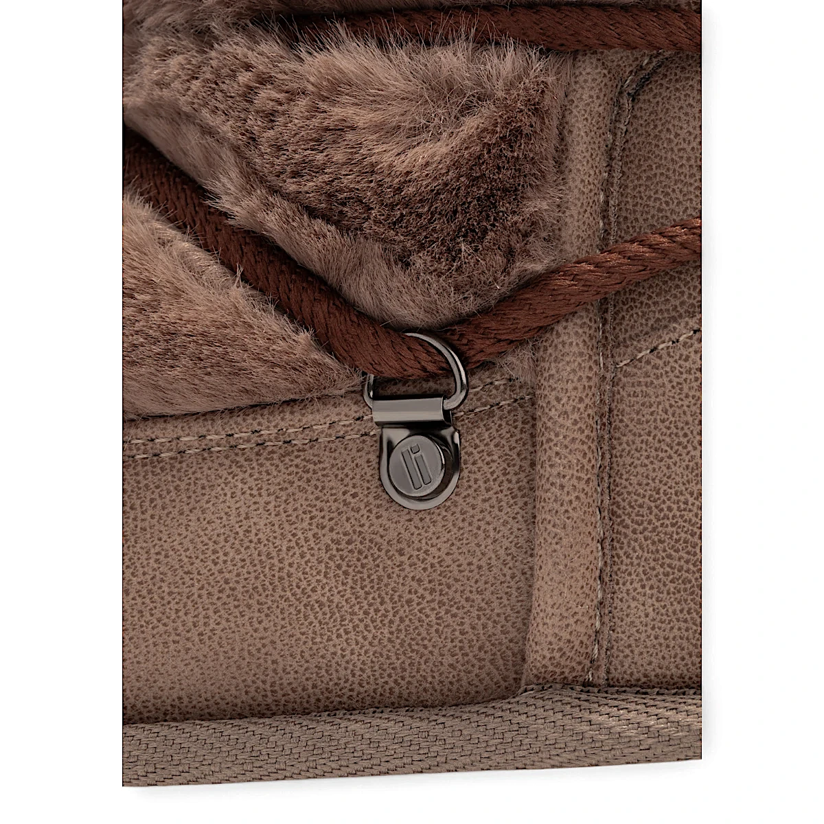DFSH370011-BROW D.Franklin ženske buce Nordic TRK Fur, smeđe