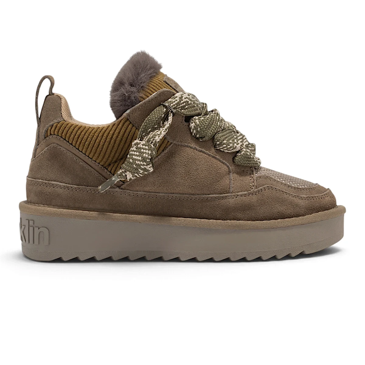 DFSH375009-KHAK D.Franklin ženske tenisice Nordic SNK, zelene