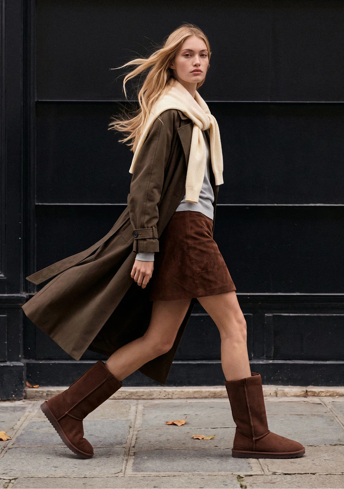 DFSH426015-CHOC D.Franklin gležnjača s krznom NORDIC LITE high basic choco