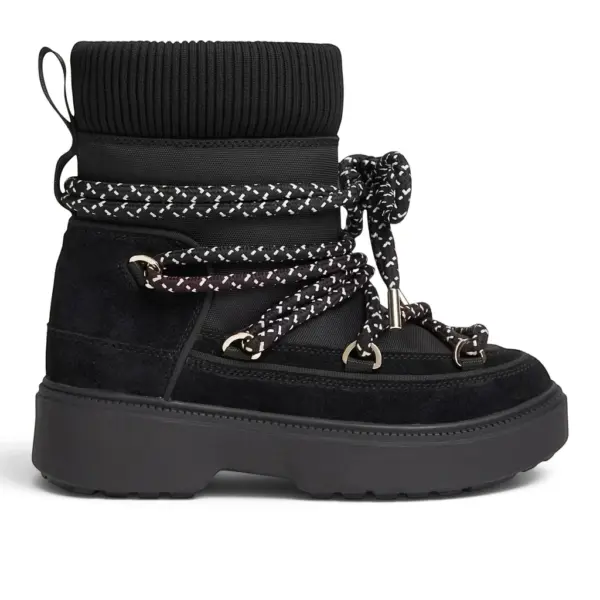 Tommy Hilfiger ženske gležnjače na vezanje, crne