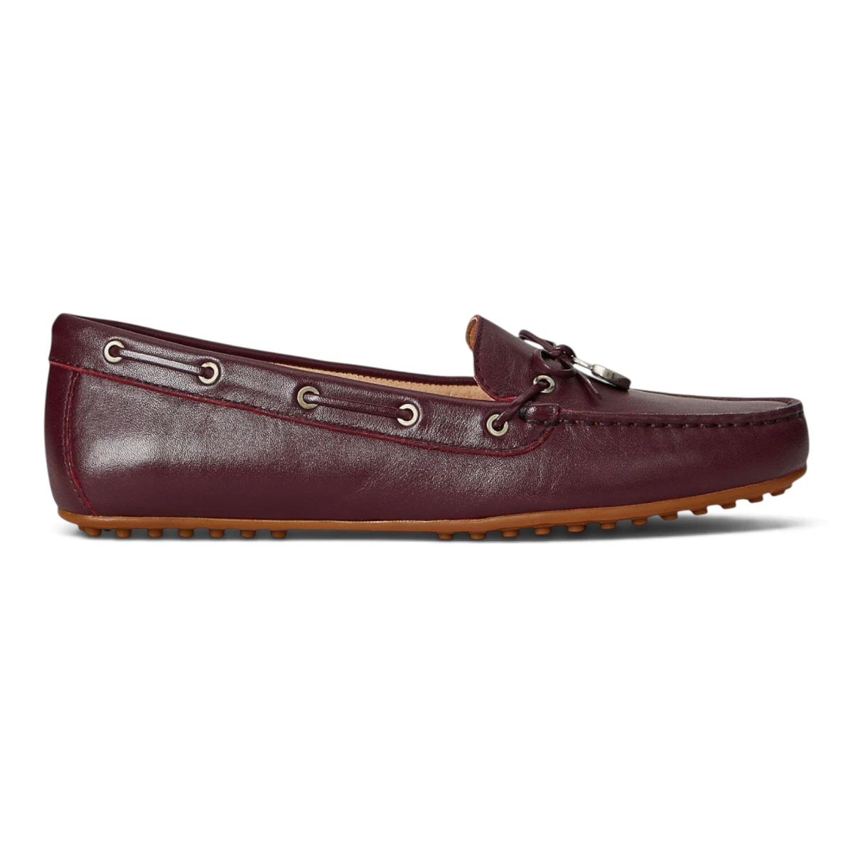 L802967751008 Polo Ralph Lauren ženske kožne mokasine, bordo