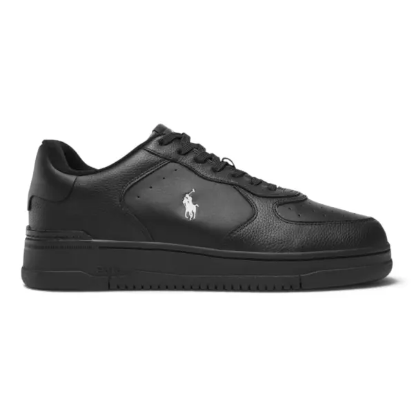 Polo Ralph Lauren muške kožne tenisice Masters Crt, crne