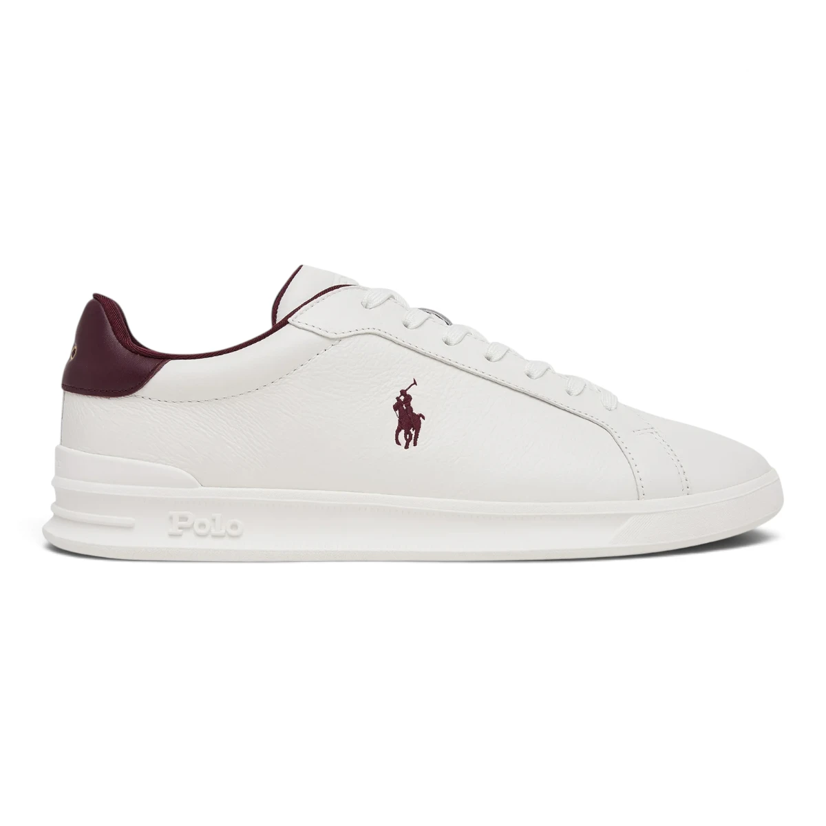 P809968172003 Polo Ralph Lauren muške Court II kožne tenisice, bijele