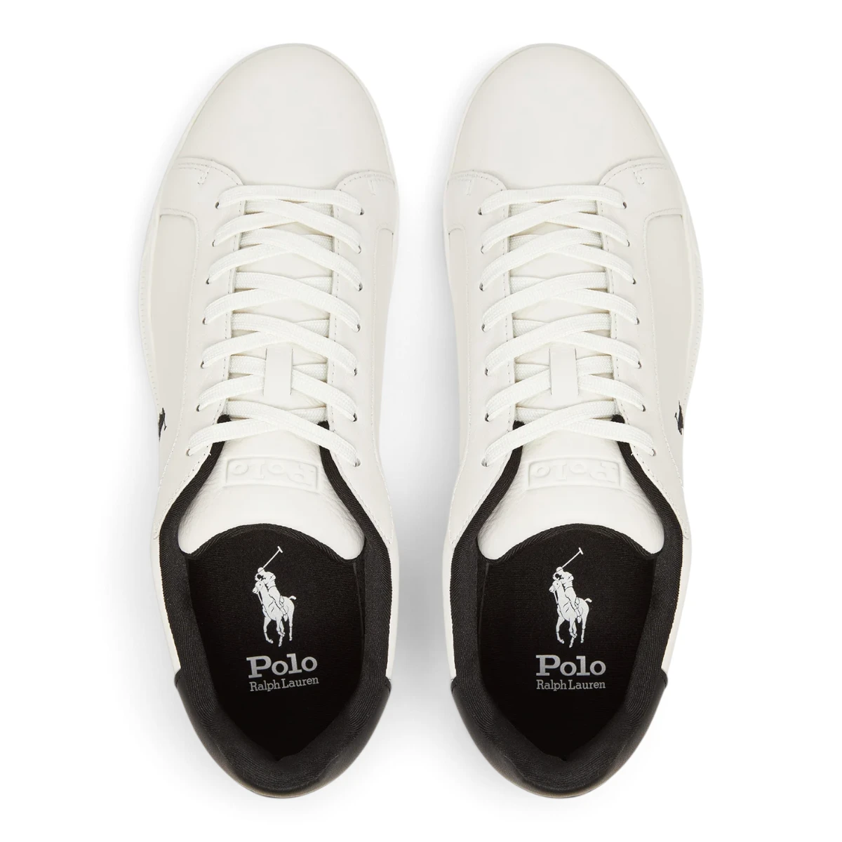 P809968172004 Polo Ralph Lauren muške kožne tenisice Crt II, bijele