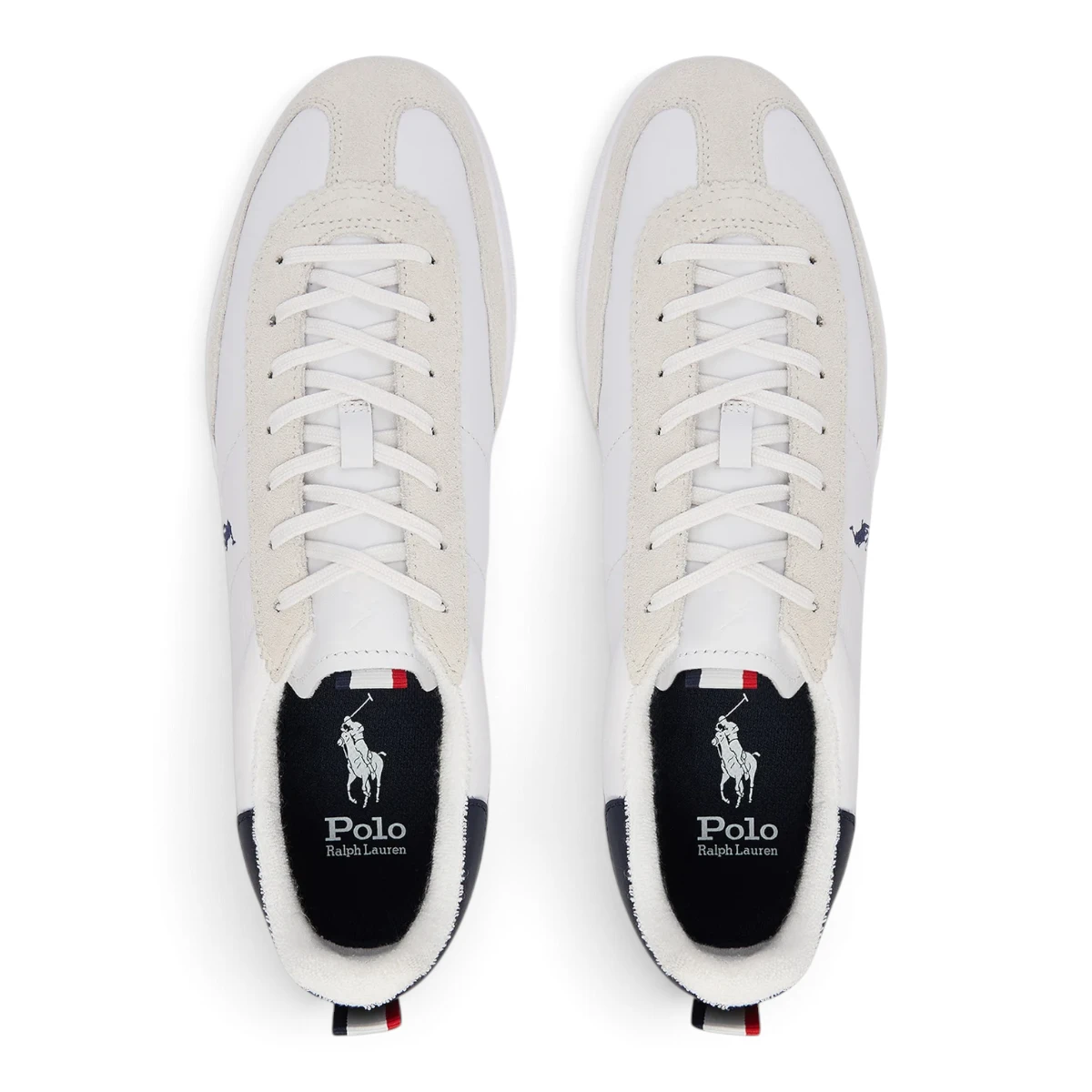 P809P01619001 Polo Ralph Lauren muške kožne tenisice, bijele