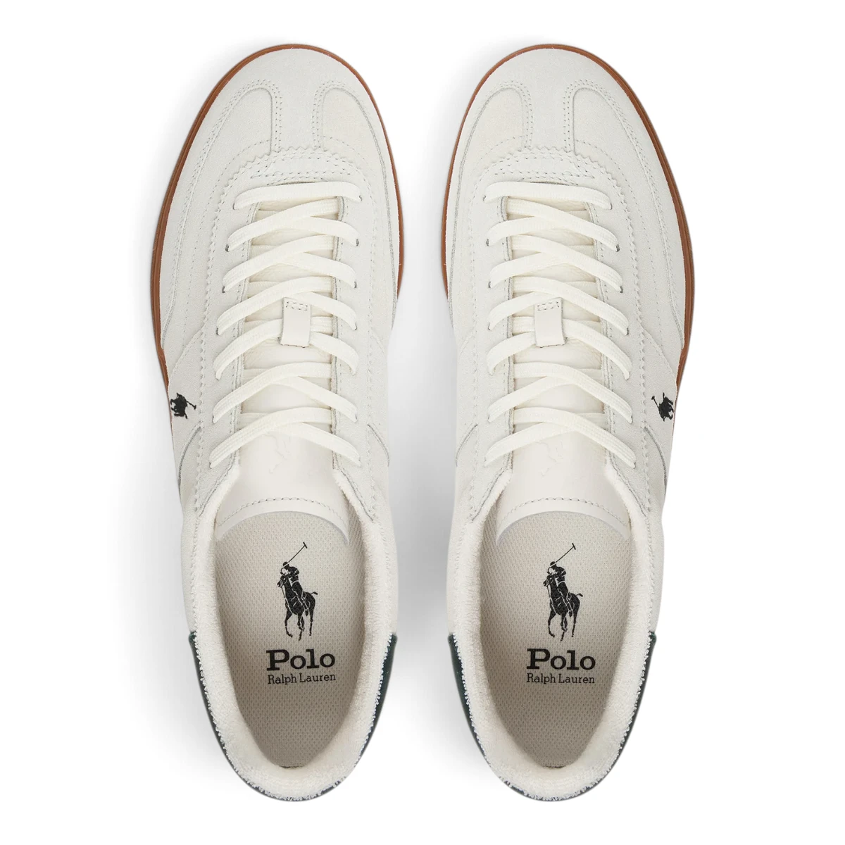 P809P09753002 Polo Ralph Lauren muške kožne tenisice, bijele